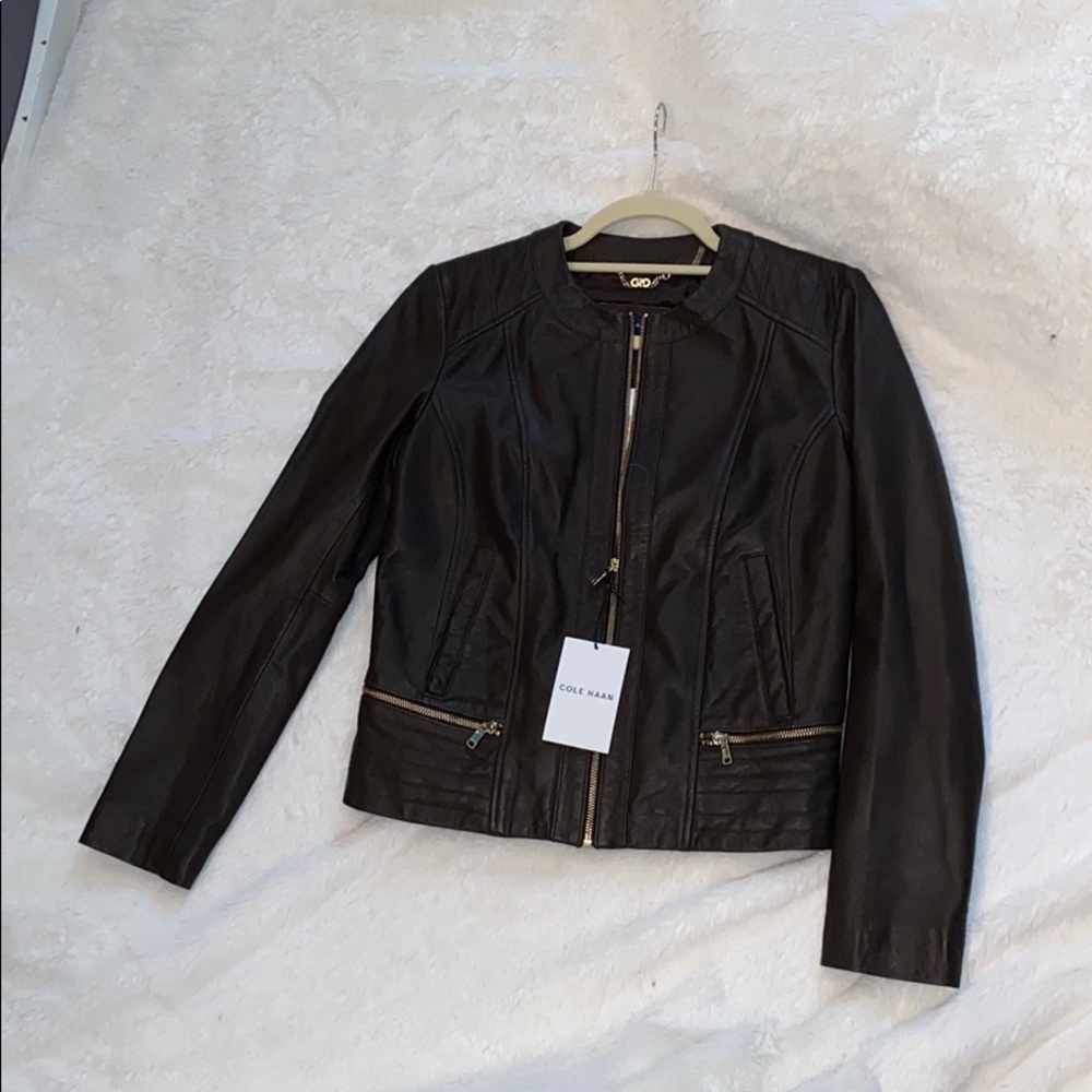 Cole Haan Leather Jacket